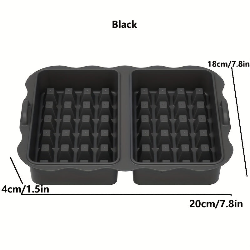2pcs Silicone Air Fryer Baking Molds Non-Stick Reusable Liners Compatible with Ninja Air Fryer Models