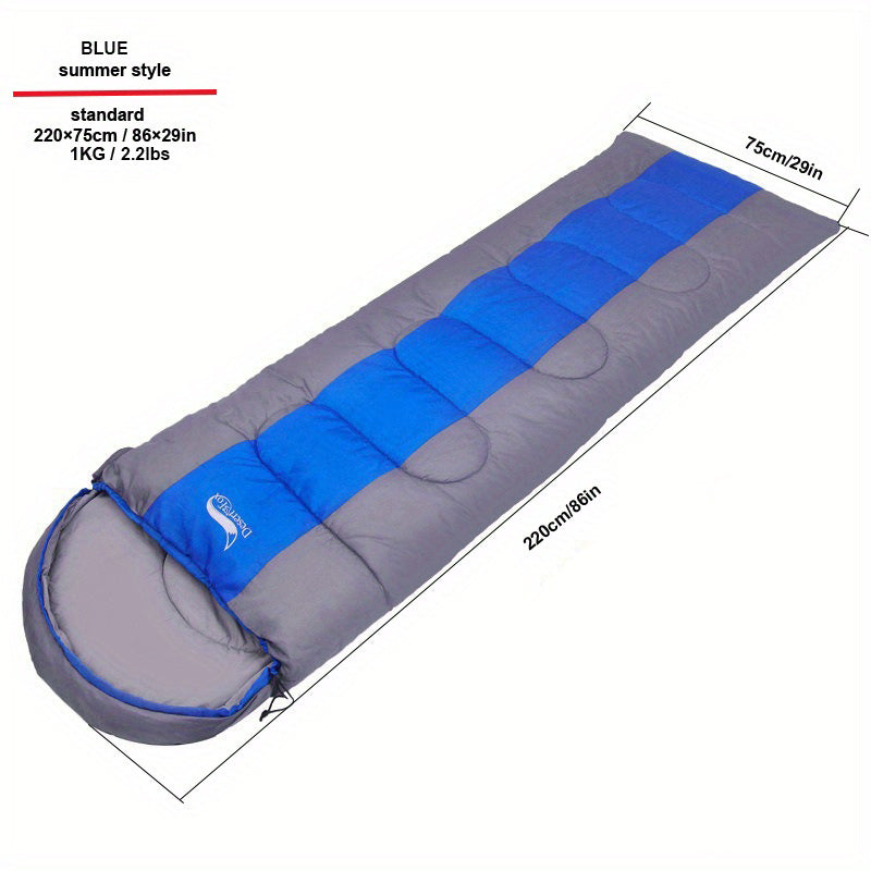Lightweight 3-Season Synthetic Fiber Sleeping Bag for Backpacking Camping Hiking Travel