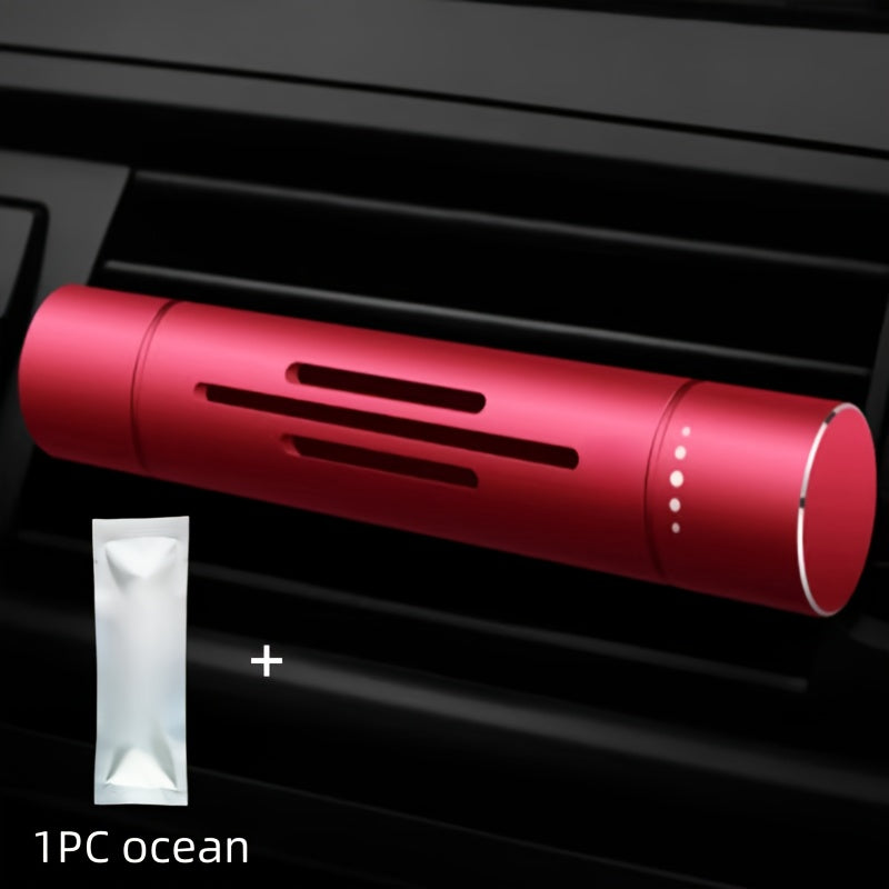 Avtomobil ventilatsiya klipi diffuzeri 5 ta aromat tayoqchasi bilan asosiy yog'li havo tozalovchi