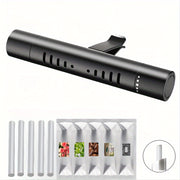 6 шт. автомобильных освежителей воздуха для вентиляционных зажимов, металлический диффузор с 5 запасками, длительный аромат