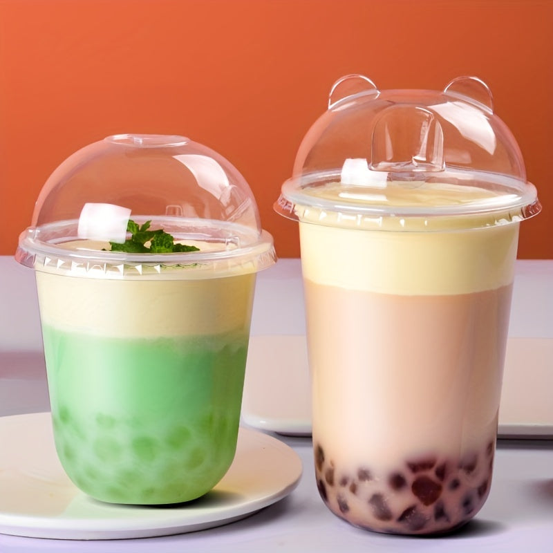 350ml va 460ml hajmdagi qopqoqli bir martalik plastik stakanlar, partiyalar va Rojdestvo yig'inlari uchun juda mos keladi. Pishiriqlar, sharbatlar va sovuq ichimliklar bilan xizmat qilish uchun ideal.