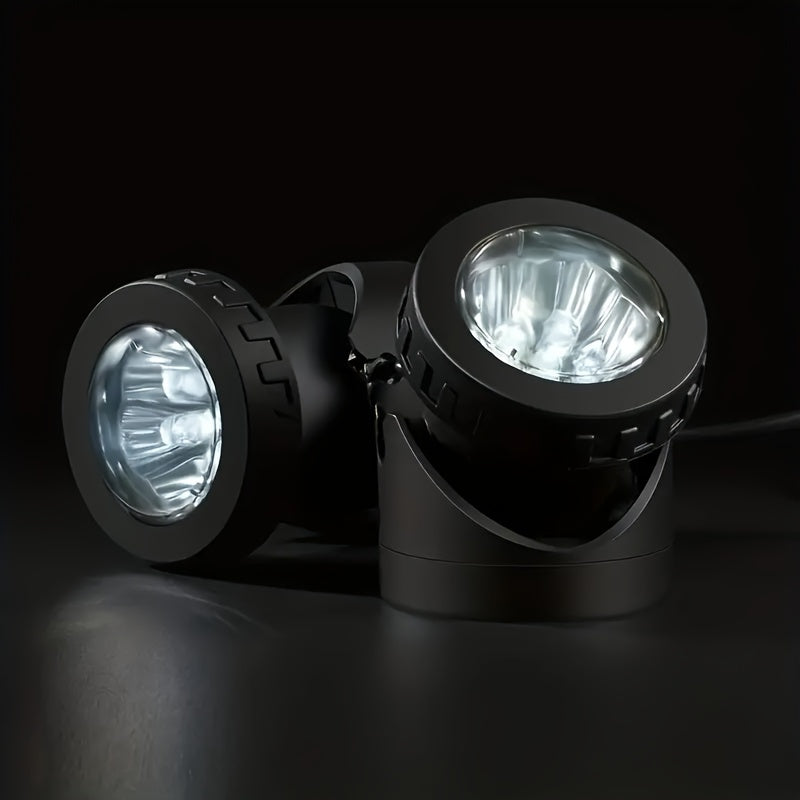 Luces de estanque solares con 6 LED, iluminación de seguridad exterior sumergible para jardines y fuentes