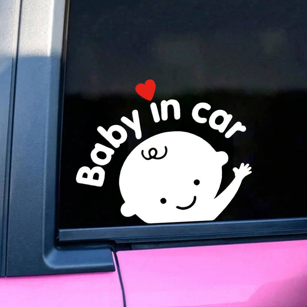 Kids Watercolor Cartoon Car Window Decal Waterproof Car Sticker