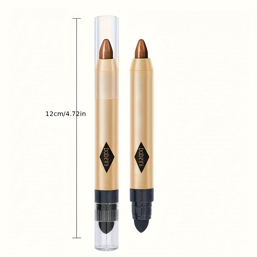 Women Shimmer Glitter Contouring Eyeshadow Pencil Double-Ended Brightening Makeup