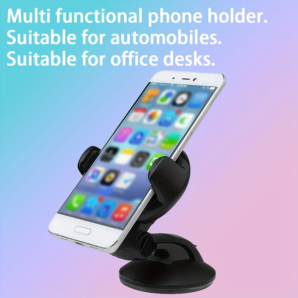 Universal Silicone Car Phone Holder Dashboard Mount 360 Rotation
