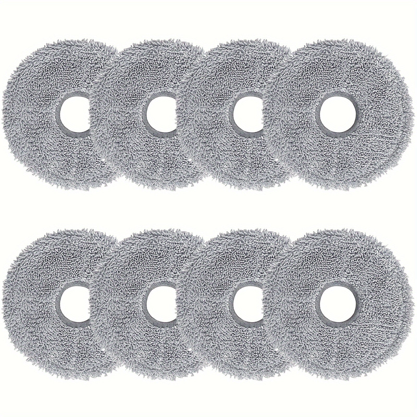 8 Washable Mop Pads for Robot Vacuum Cleaners, Compatible with L10 Ultra and X40 Ultra