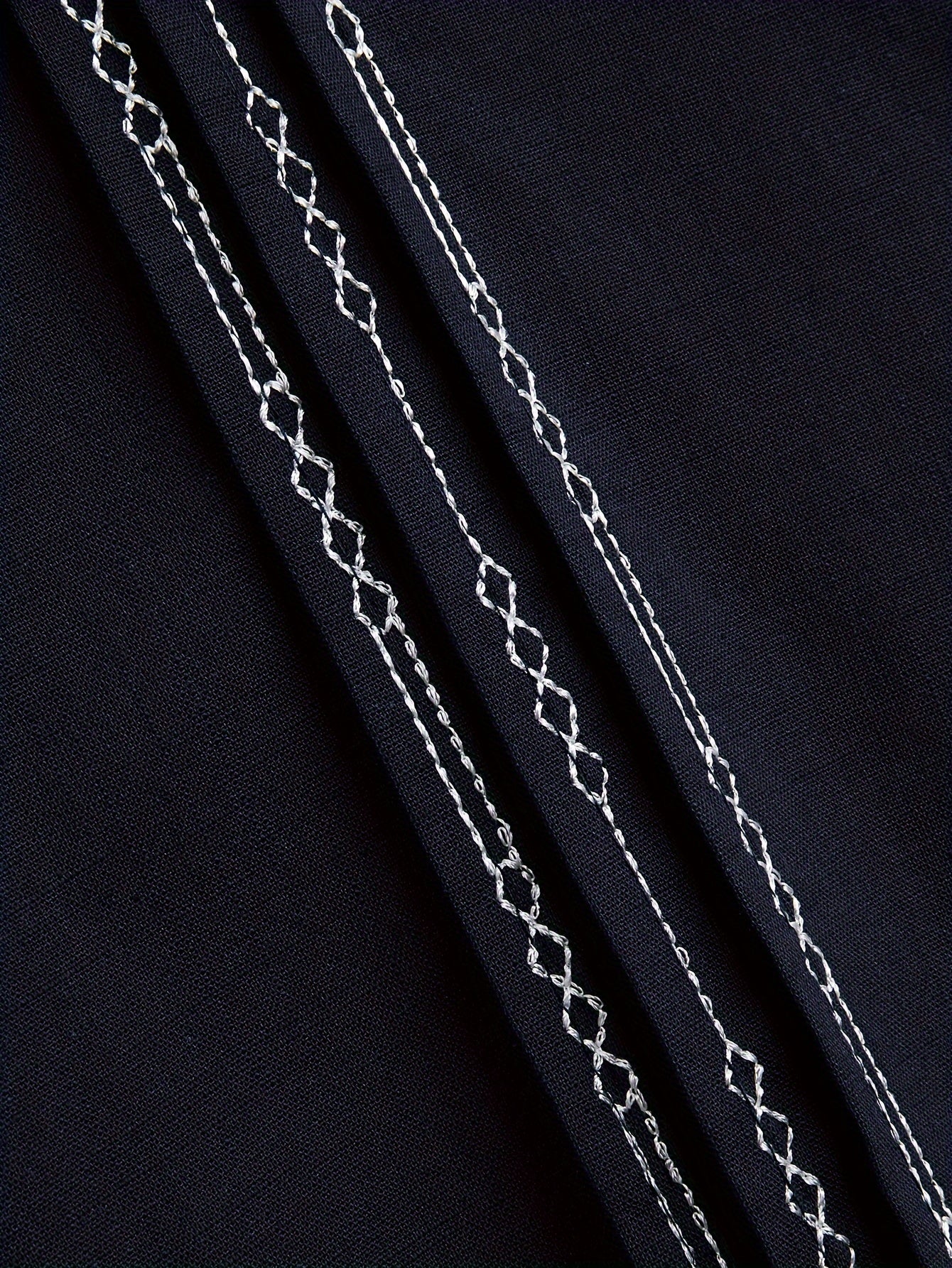 Plus Size Men's Cotton Short Sleeve Shirt with Embroidered Pattern for Summer