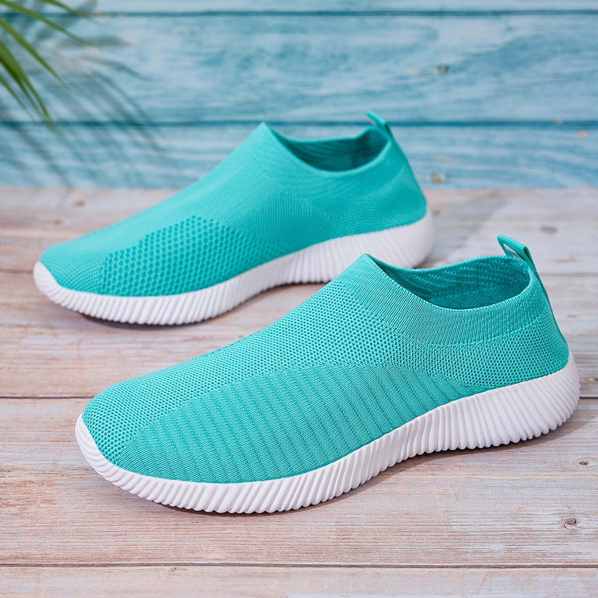 Women's Mesh Slip-On Sneakers, Casual Low Top Running Shoes