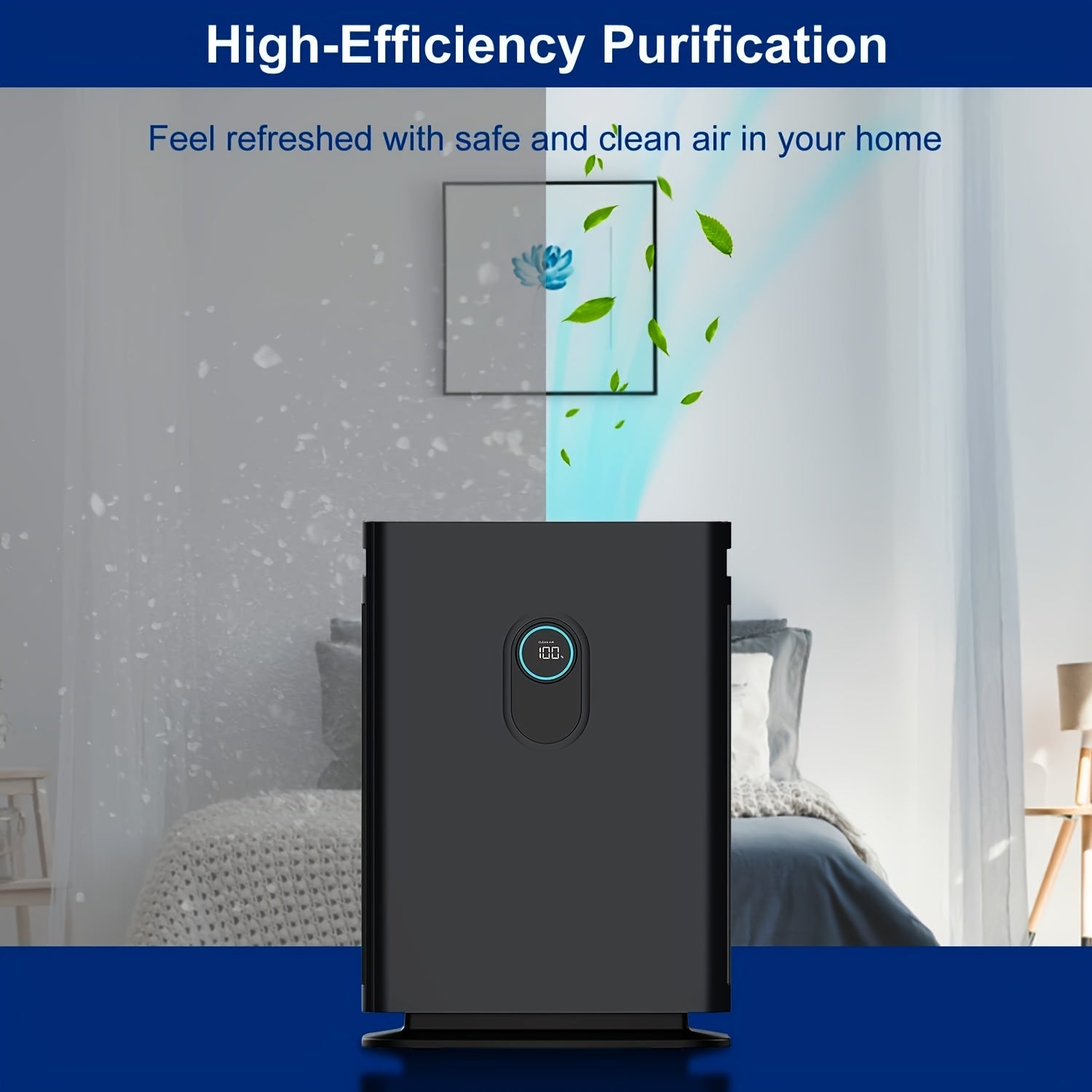 Shark HE4 seriyasi uchun almashtirish True HEPA filtri, H13 bilan mos keladi, HE401, HE402, HE405 modellari uchun mo'ljallangan yuqori samarali havo tozalagich filtri - mustahkam plastikdan tayyorlangan