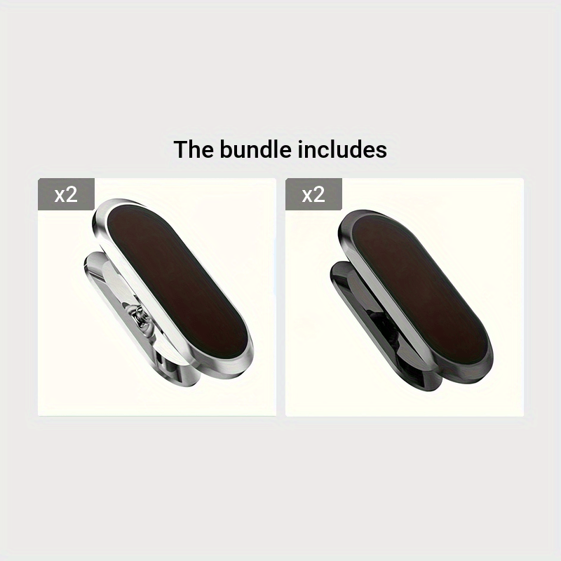 Universal Aluminum Alloy Car Mount with Magnetic Base for Smartphones