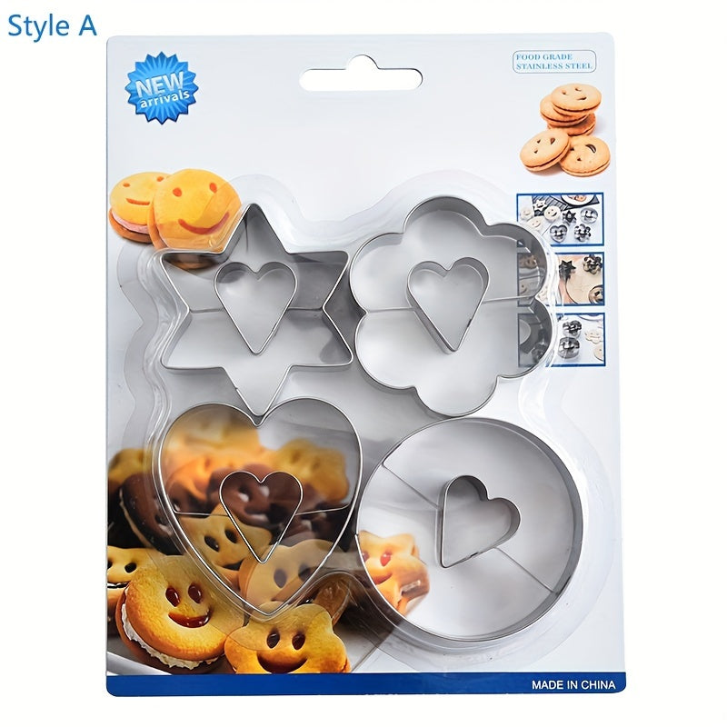 Cookie Mold DIY Tool for Smiling Cookies and Cakes, Stainless Steel