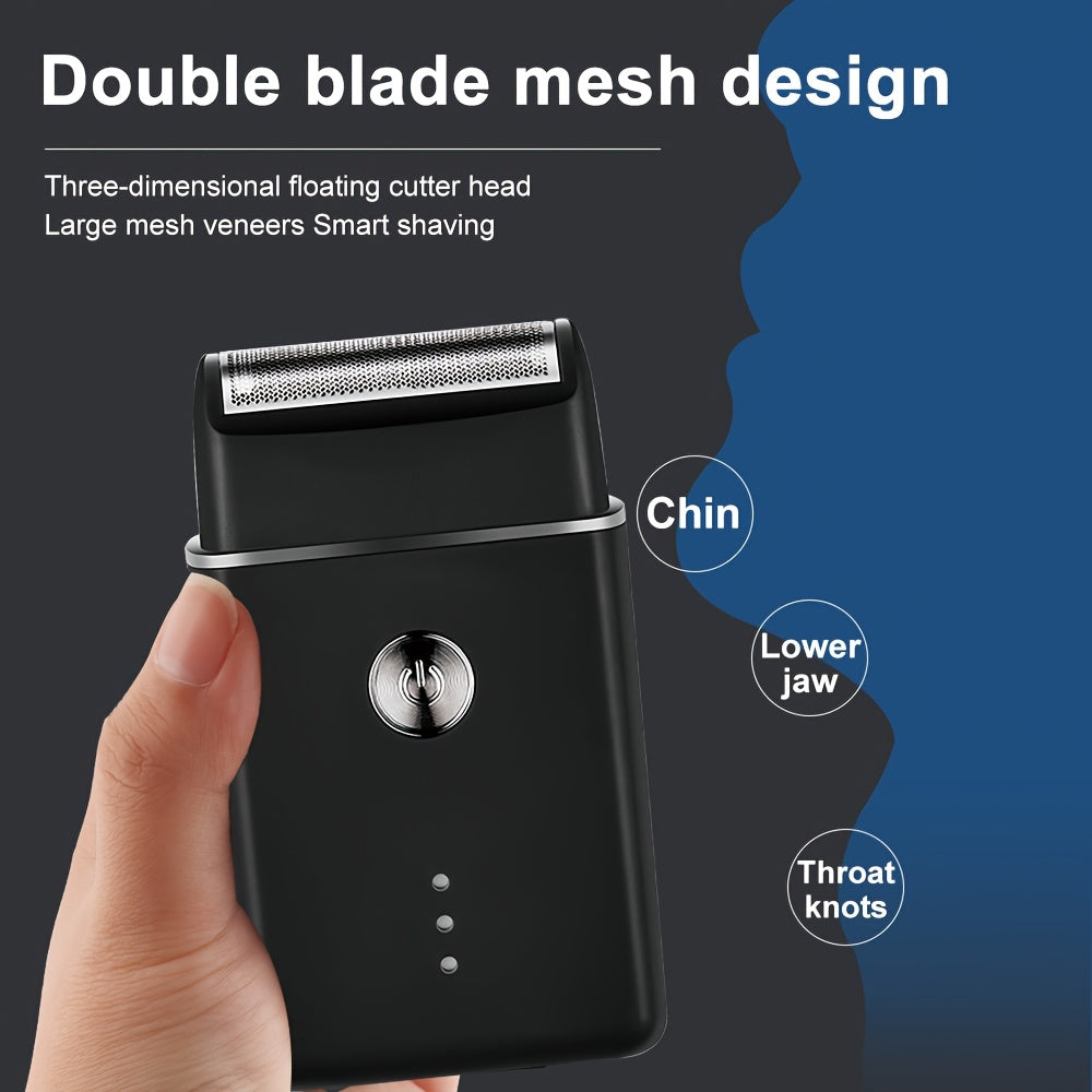 4pc Men's Grooming Kit with USB Rechargeable Hair Clipper Electric Shaver Trimmer Beard Nose Styling Tool