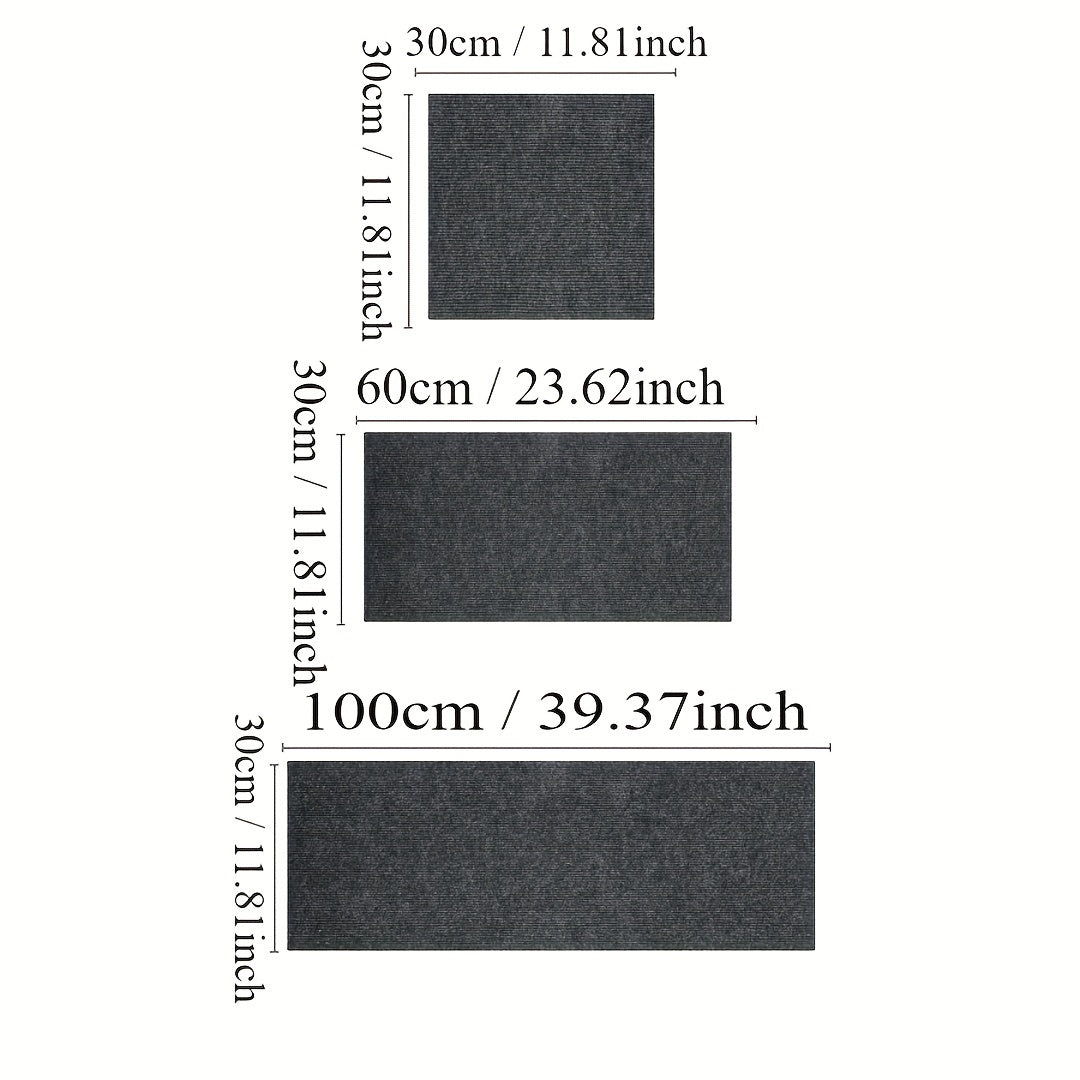 Self-Adhesive Cat Scratching Mat for Walls and Furniture Durable Polyester Fiber