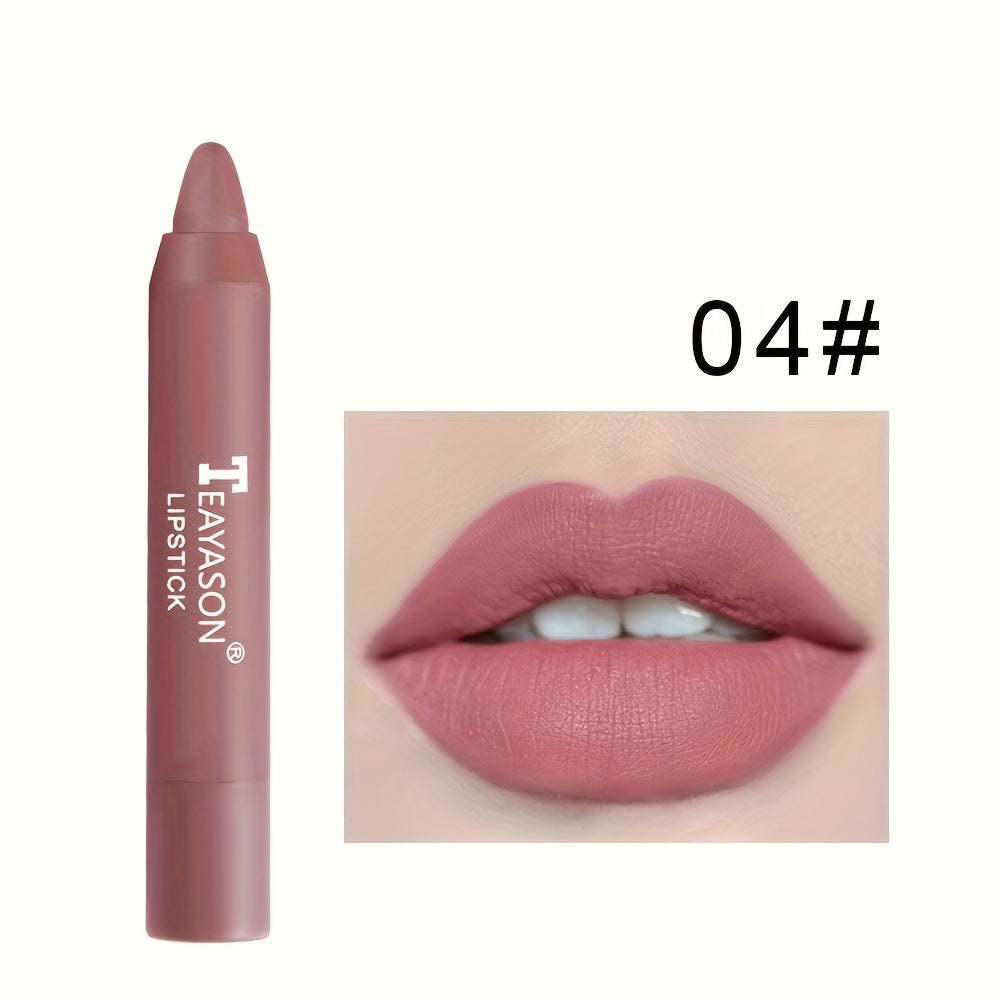 Women Matte Lipstick 12 Shades Long-Lasting Waterproof Lip Color