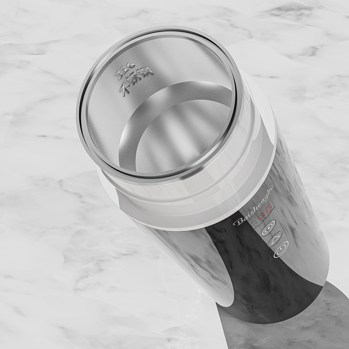 Portable 12V Electric Kettle 420ml Travel Car Coffee Tea Outdoor Dry Boil Protection