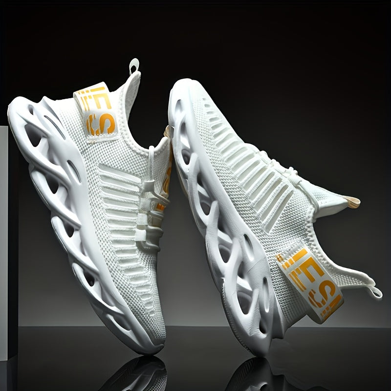 Women's Mesh Lace-Up Running Shoes Lightweight Shock Absorbent Sneakers