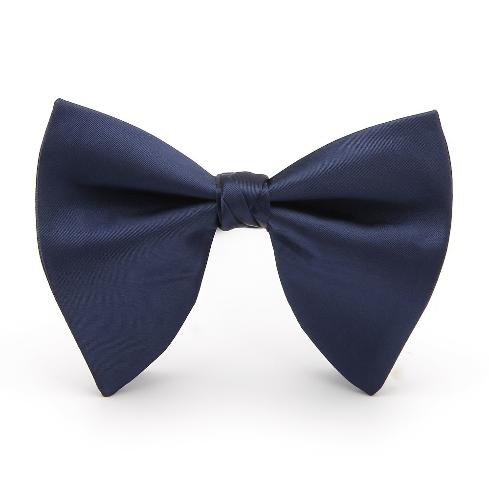 Men's Solid Color Bow Ties for Formal Events and Gifts