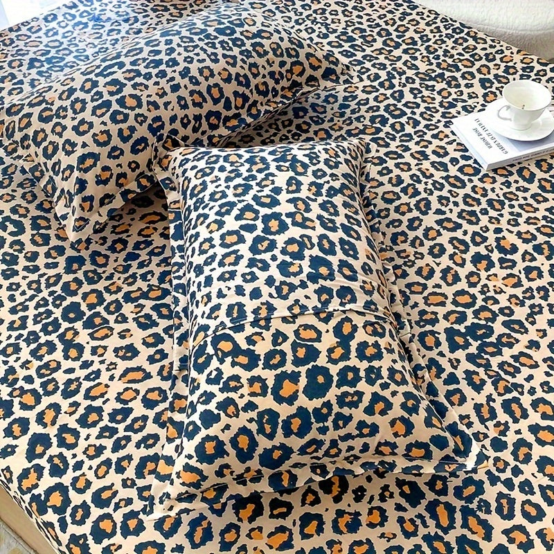 Fundas de almohada de algodón con aloe vera y cierre de sobre, patrón geométrico, lavables a máquina