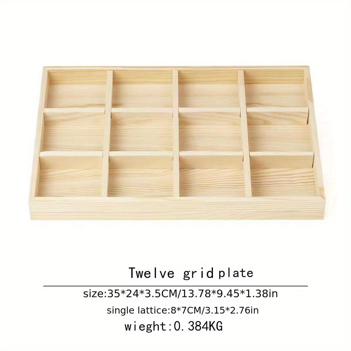 Деревянная подставка для украшений с 4-30 отделениями для организации ожерелий, колец и очков