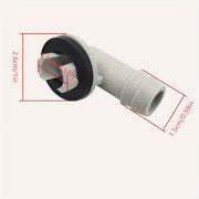 118-Inch Bendable Plastic Drain Hose for Air Conditioner and HVAC Systems