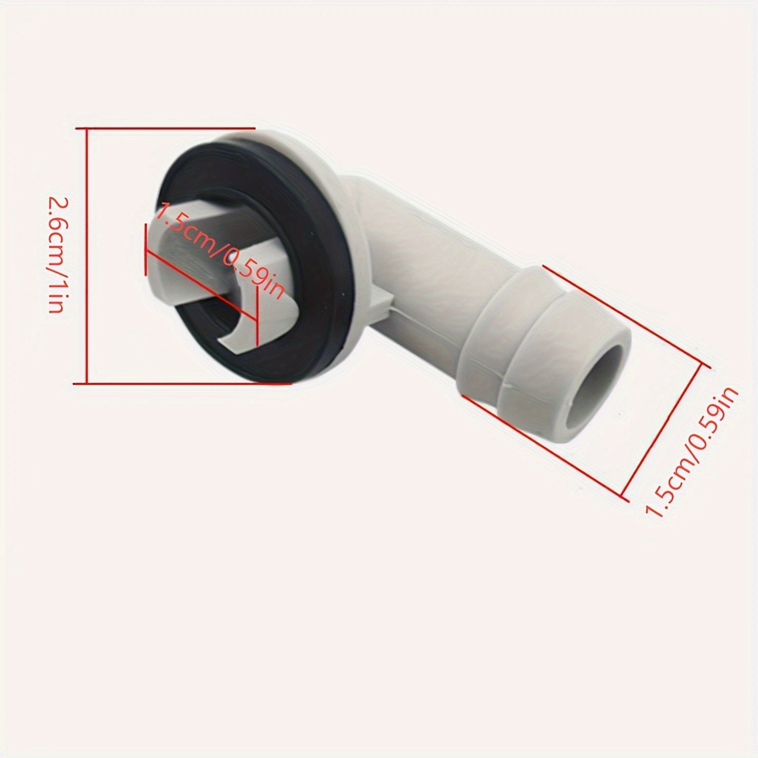 118-Inch Bendable Plastic Drain Hose for Air Conditioner and HVAC Systems