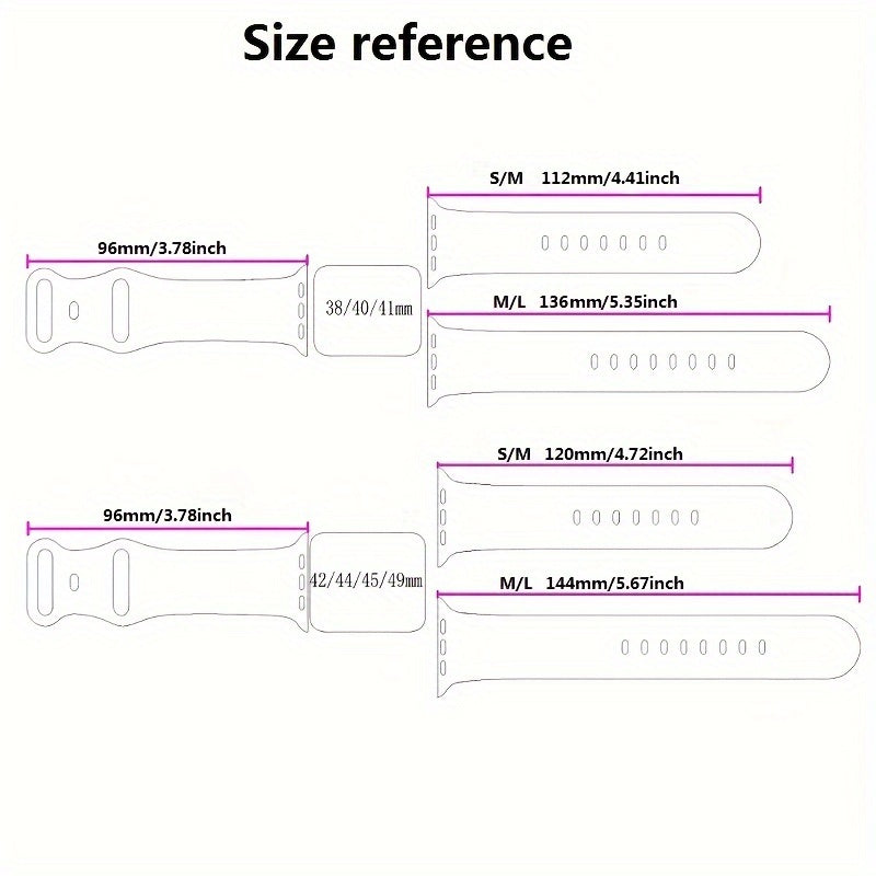 Silicone Sports Watch Strap for Men Women Compatible with Apple Watch Series 2 3 4 5 6 7 8 Ultra SE 38mm 40mm 41mm 42mm 44mm 45mm 49mm