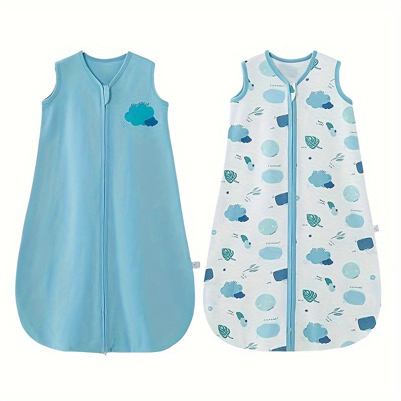 Kids' Sleeveless Summer Sleeping Bag Set 0.5 Tog for Children