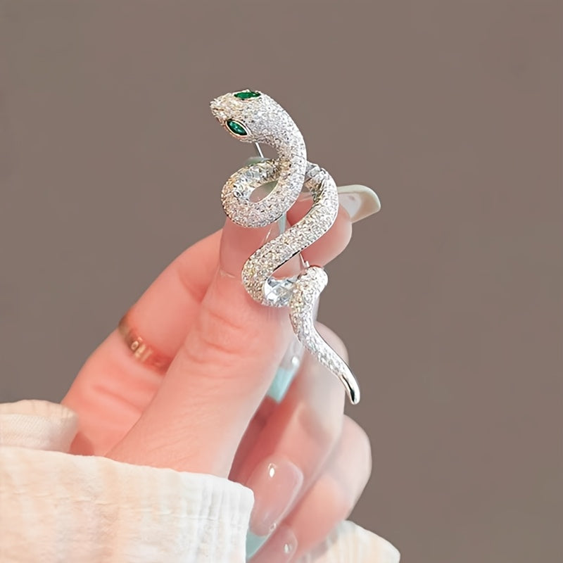 Women's Snake Brooch Elegant Stylish Delicate Jewelry Accessory