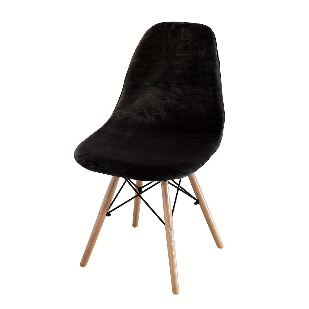 Velvet Stretch Chair Slipcover for Living Room Bedroom Office Home Decor