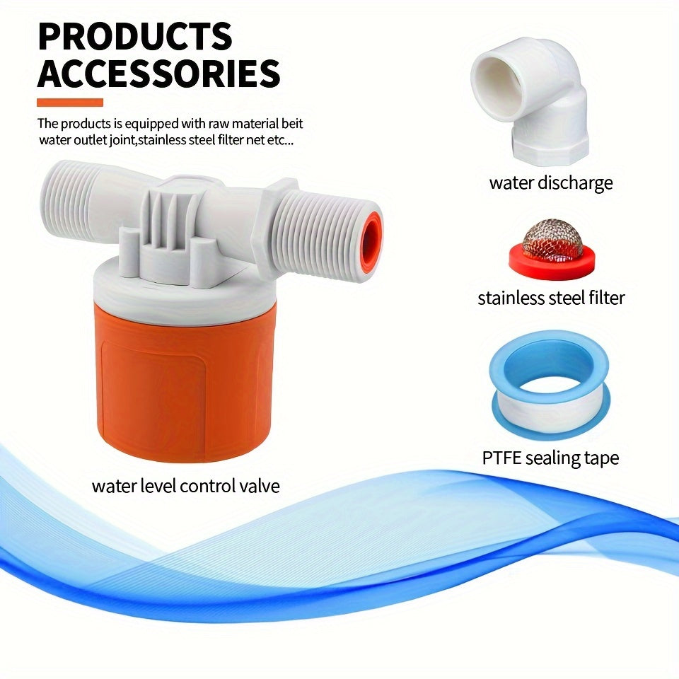 Automatic Water Level Control Float Valve 1/2 3/4 1 Inch for Tanks Pools Water Towers