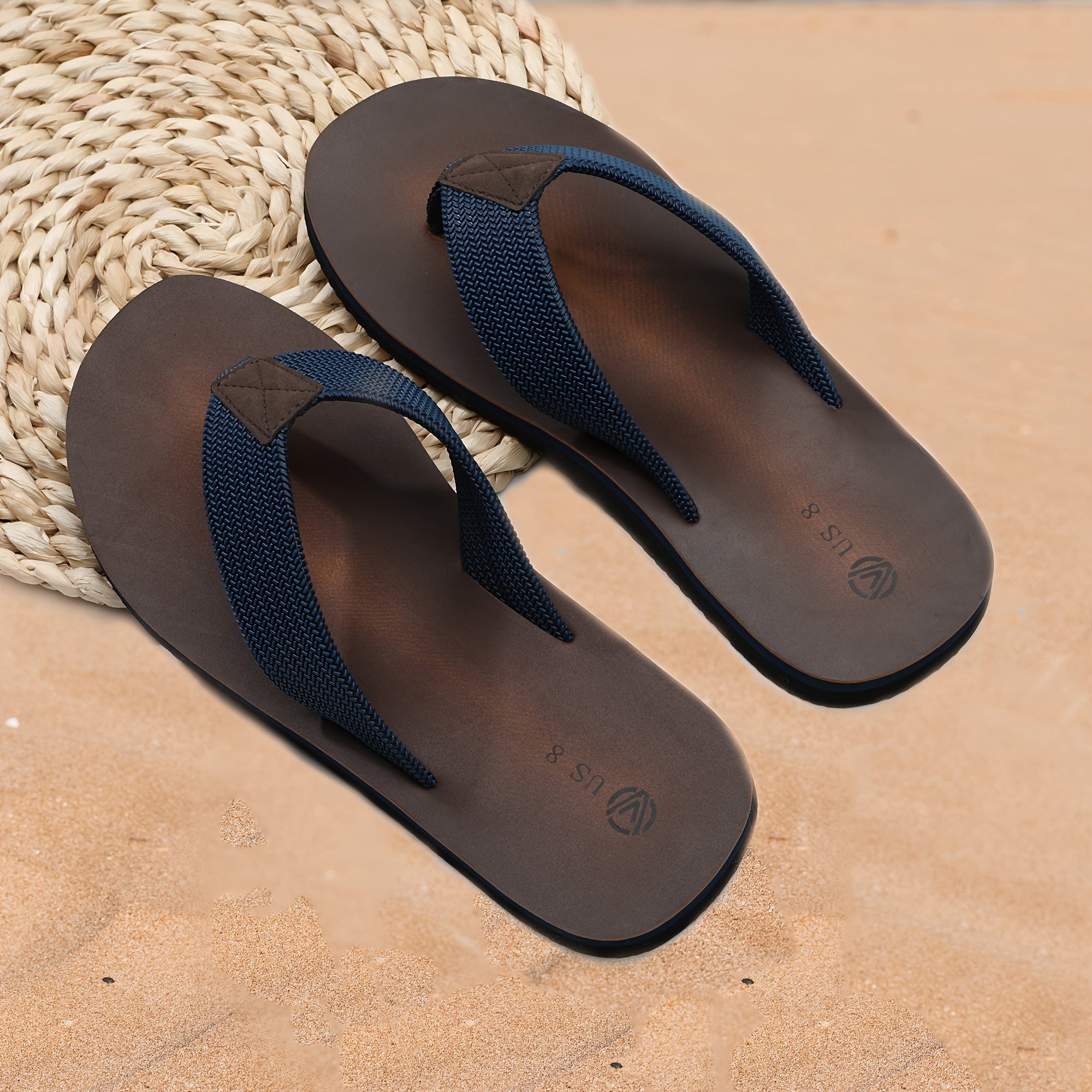 Lightweight Durable Flip Flops for Men Non-Slip EVA Sole Outdoor Activities