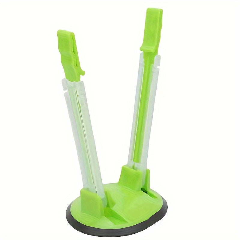 Durable Plastic Baggy Rack Holder for Food Prep and Freezer Bags
