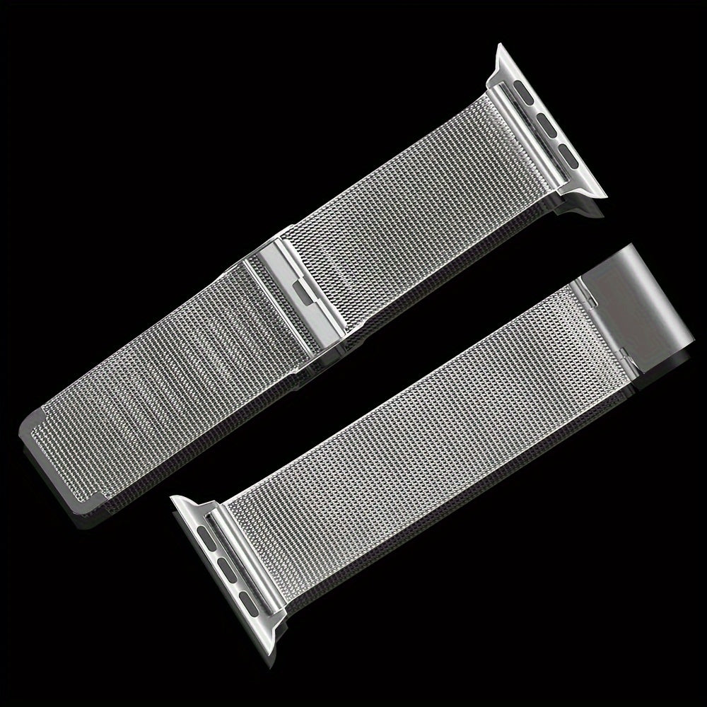 Stainless Steel Mesh Milanese Loop Watch Band for Apple Watch Series 1-10 Ultra 2 49mm