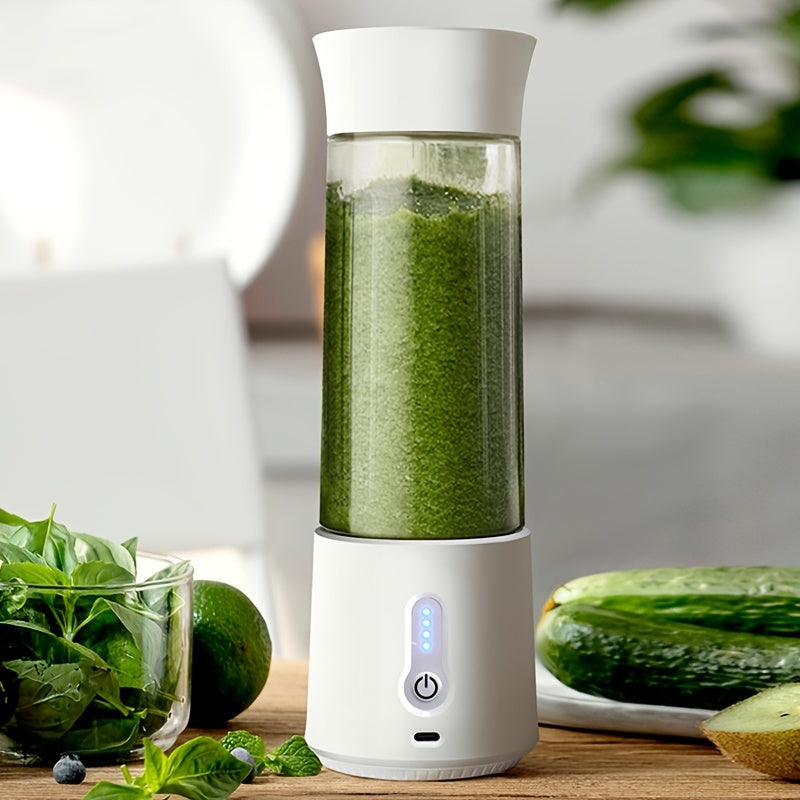 Vaso exprimidor personal portátil de 0.5L-1L recargable por USB con vaso Tritan desmontable y 6 cuchillas