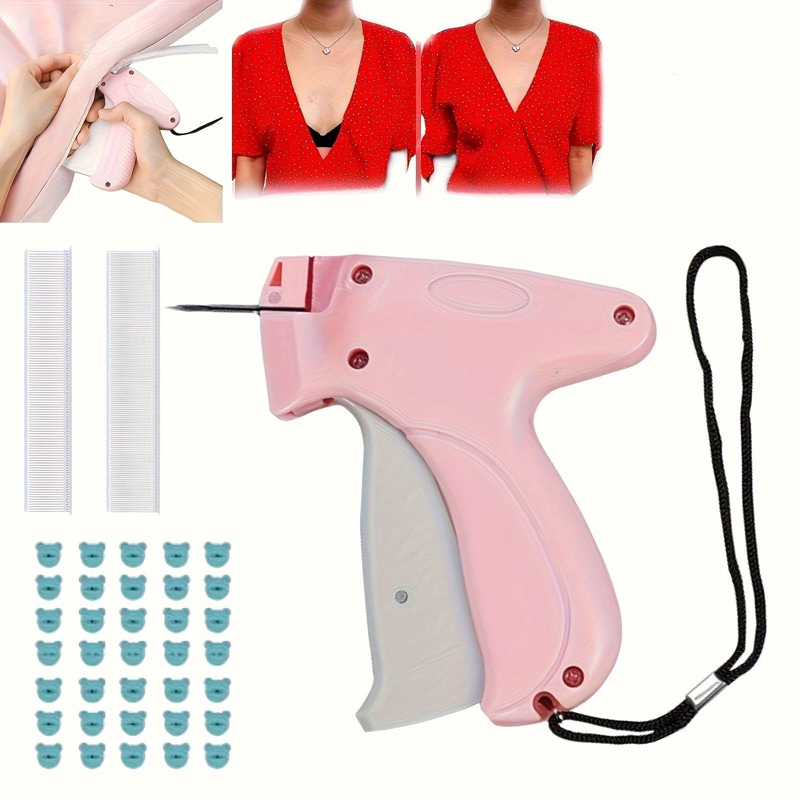 Compact Sewing Tool for Fast Clothing Repairs, Mending Rips and Tears