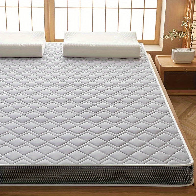 Latex and Memory Foam Mattress 5.08cm Thick Soft Breathable Bedroom Dorm