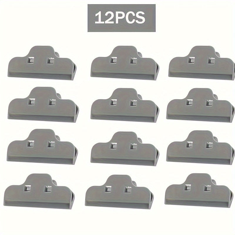 Oziq-ovqat sumkasini yopish uchun qisqichlar 6 dona yoki 12 dona mavjud bo'lib, ular tazelik va namlikni saqlab qolish uchun juda mos keladi. Bu katta gazak qisqichlari oshxonangiz uchun bo'lishi kerak bo'lgan uy jihozidir.