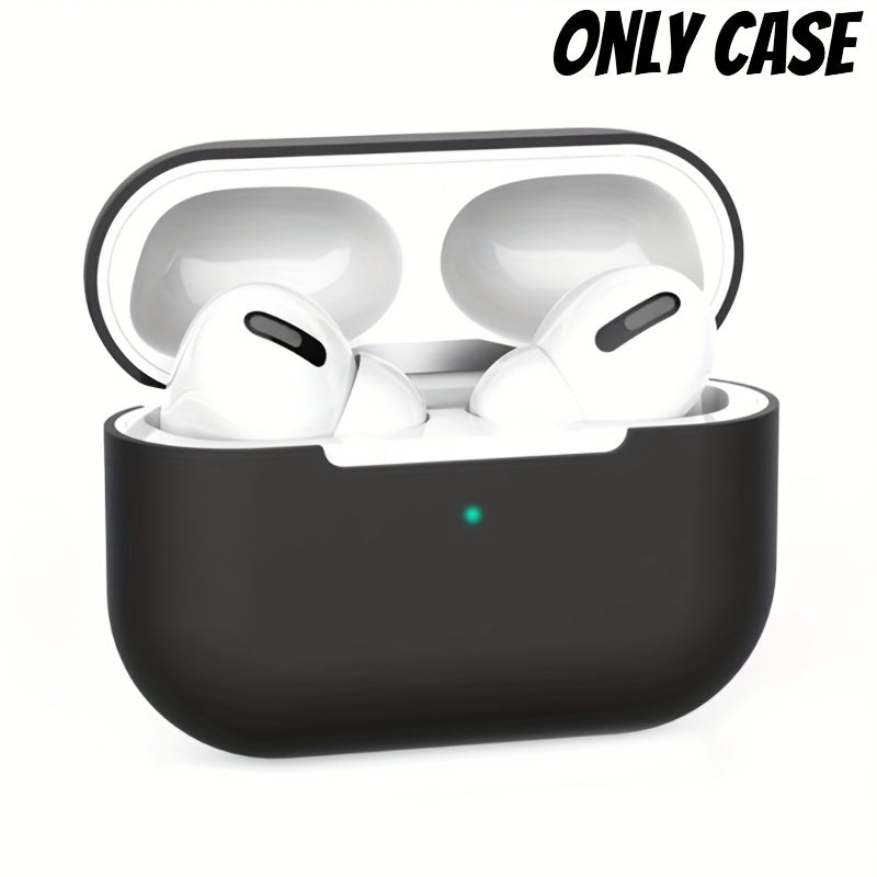 Ultra Thin Liquid Silicone AirPods Case for 1/2/Pro Shockproof Scratchproof Sweatproof White Black