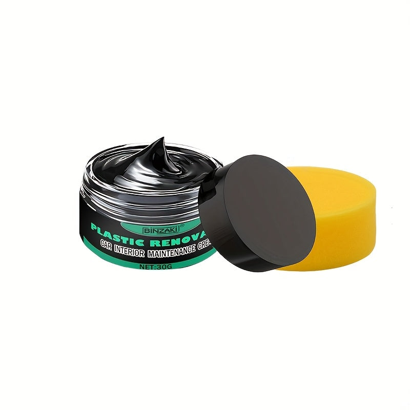 Car Interior Black Revitalizer Plastic Repair Cream for Dashboard and Tires