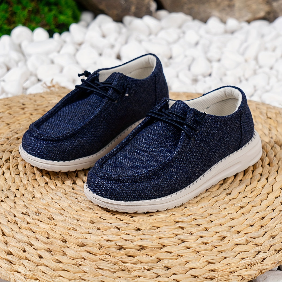 Boy's Casual Low Top Canvas Sneakers Lightweight Non-Slip for Spring Summer