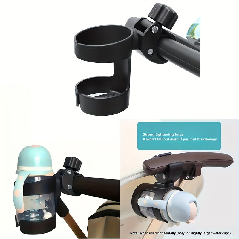 Rotatable Drink Bottle Holder for Bicycles and Strollers, Cup Organizer