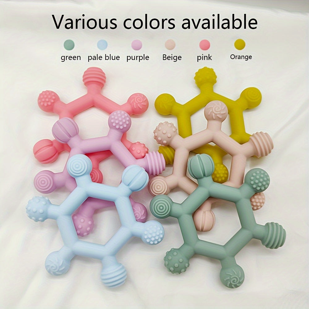 Children's Silicone Teething Toys for Babies 0-18 Months Dishwasher Safe Gift