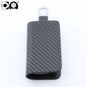 Universal Black Car Key Wallet Case with Zipper for Multiple Vehicles