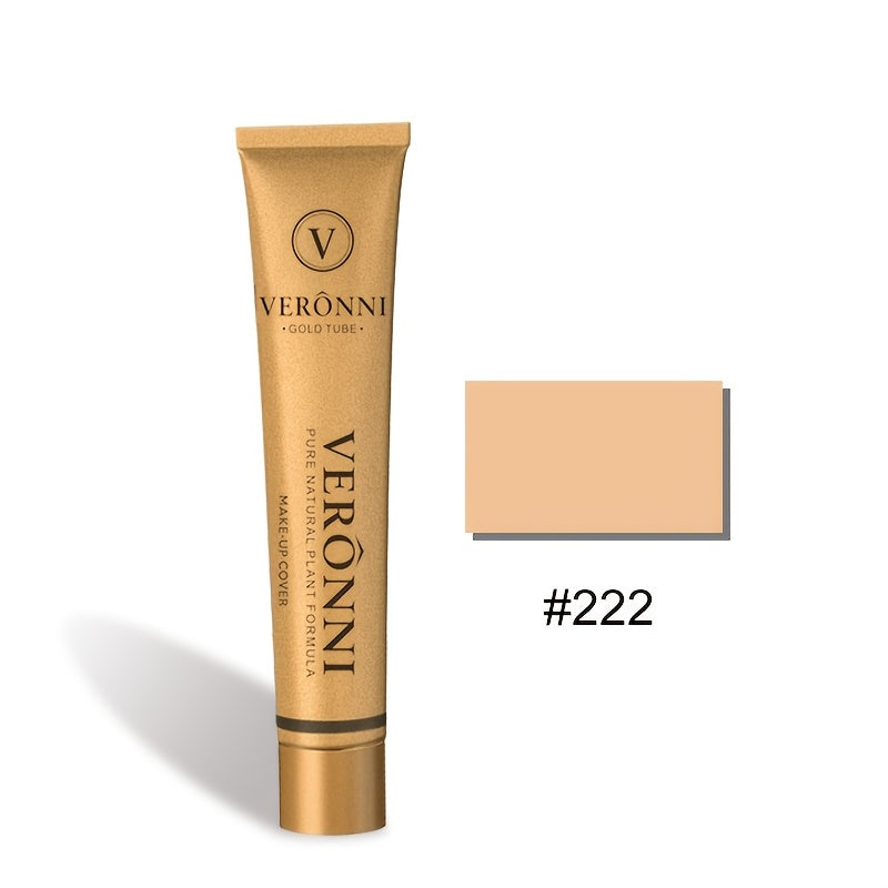 Uzun muddatli suyuq yashiruvchi krema, to'liq qamrov, akne va jarohatlarni yashirish uchun