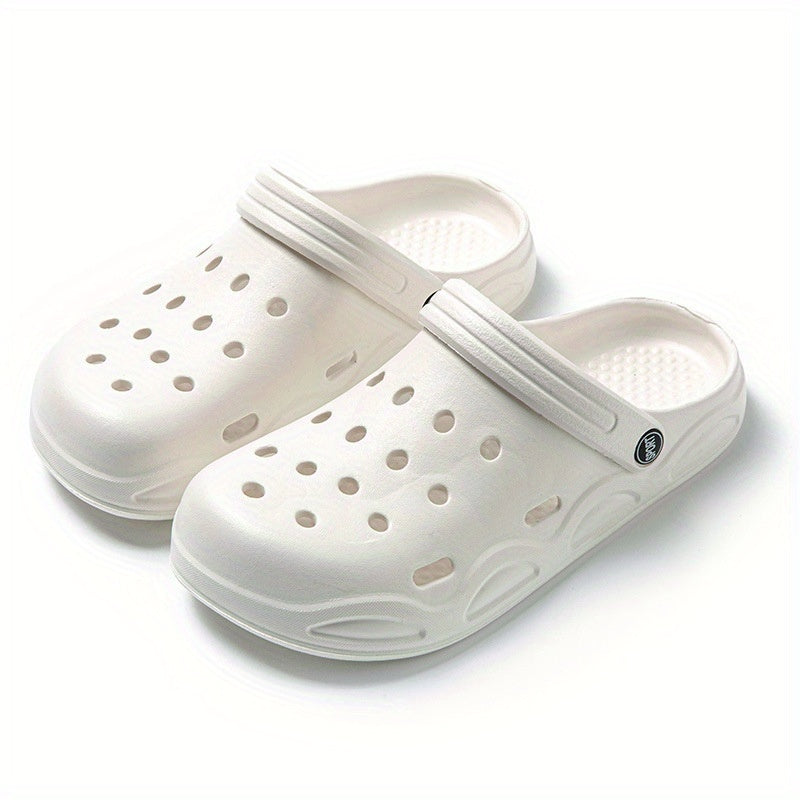 Women's EVA Clogs Breathable Ventilated Indoor Outdoor Comfortable Black White
