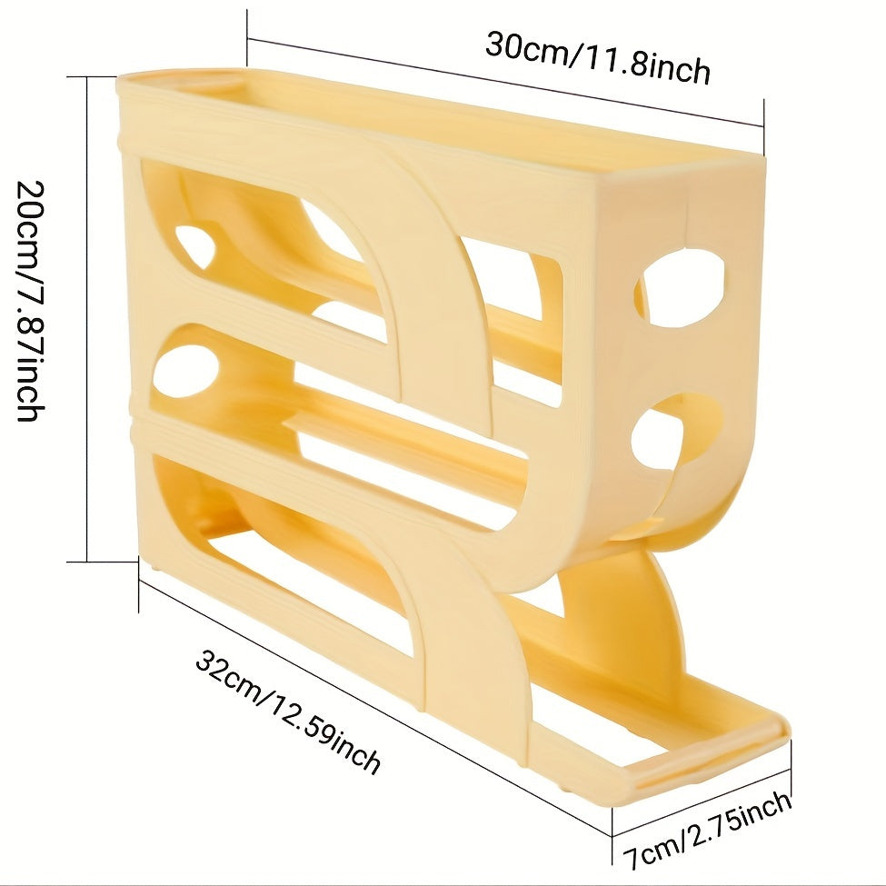 Egg Storage Box Refrigerator Organizer Transparent Multi-layer Kitchen Rack