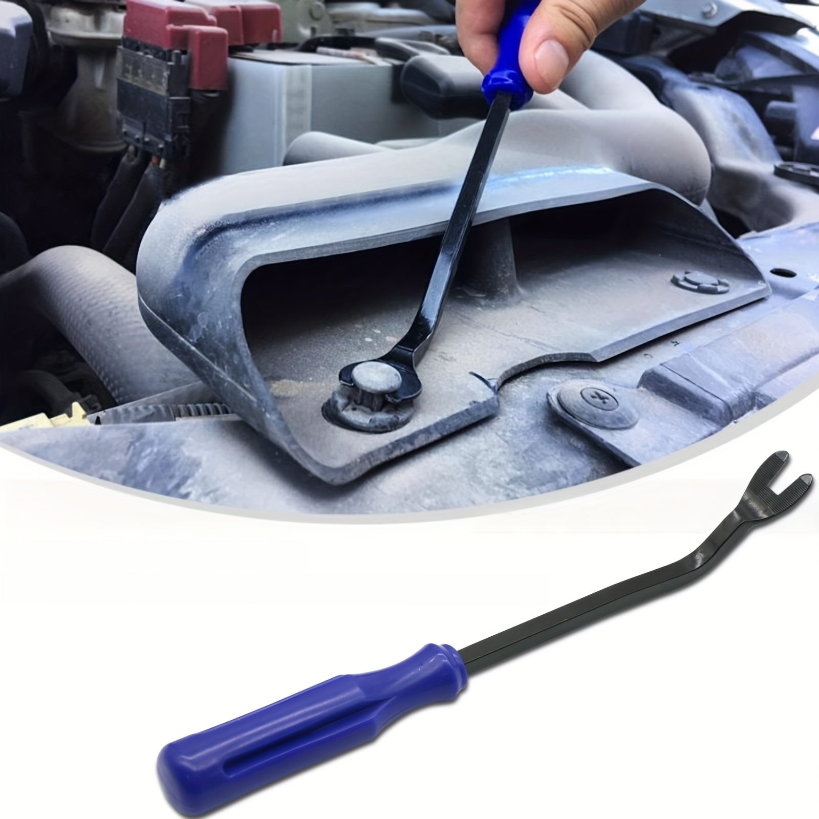 27 Piece Emergency Car Tool Set With Long Reach Hook and Trim Removal