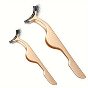 Rizador de pestañas y pinzas para cejas de acero inoxidable para mujer - pulgadas de largo