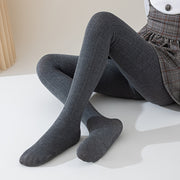 Girls' Knit Tights Striped Viscose Polyester Spandex All-Season Leggings