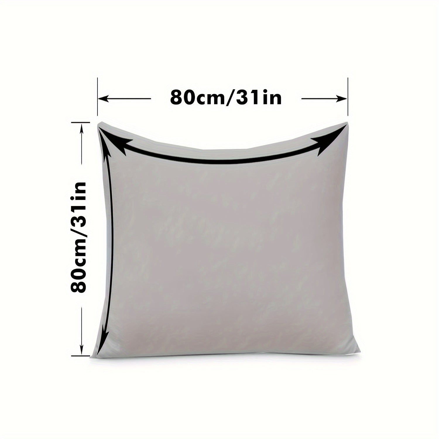 Waterproof Stain-Proof Pillow Protector Cover Gray Bed Pillow Cover
